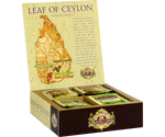 Basilur Leaf of Ceylon Assorted - zestaw herbat cejlońskich bez dodatków 4 smaki.