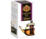 Basilur Darjeeling BIG BAG - czarna herbata indyjska Darjeeling w dużych torebkach. Ozdobne, białe pudełko z logo Basilur.