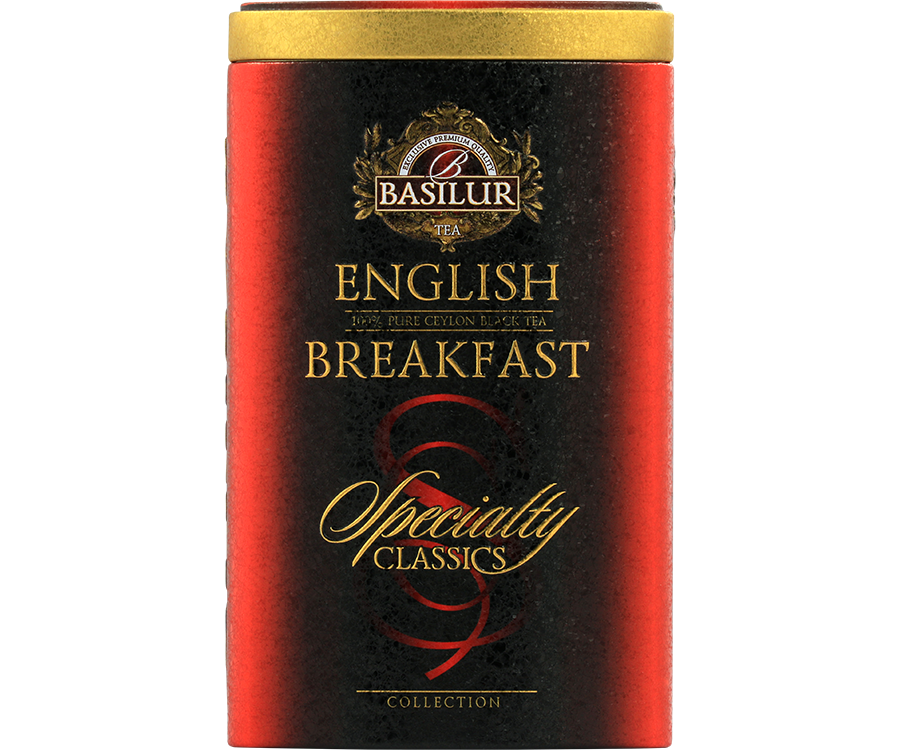 Basilur English Breakfast - listki czarnej herbaty cejlońskiej CTC.
