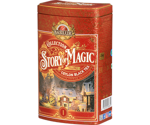 Basilur Story Of Magic Vol. I - czarna herbata cejlońska z nagietkiem oraz aromatem cytryny i mango.