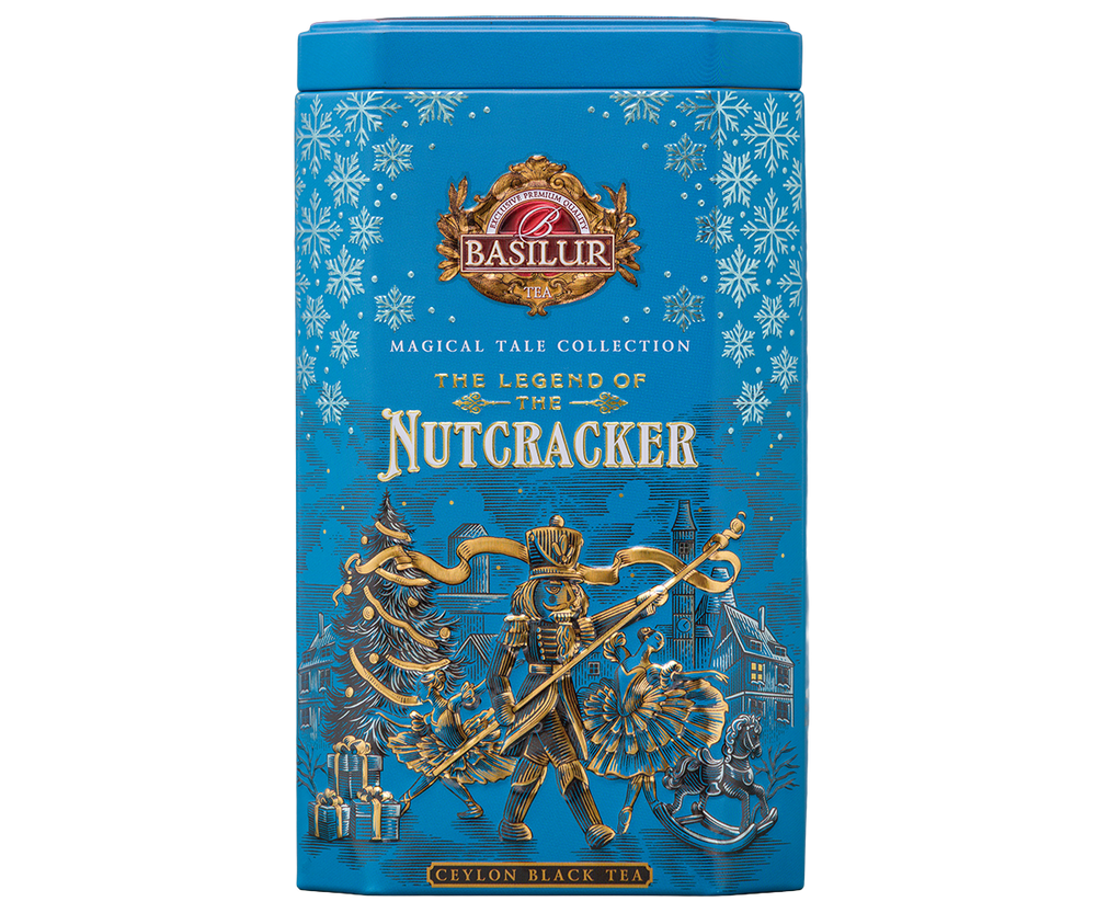 Herbata świąteczna Basilur The Legend of The Nutcracker w niebieskiej puszce