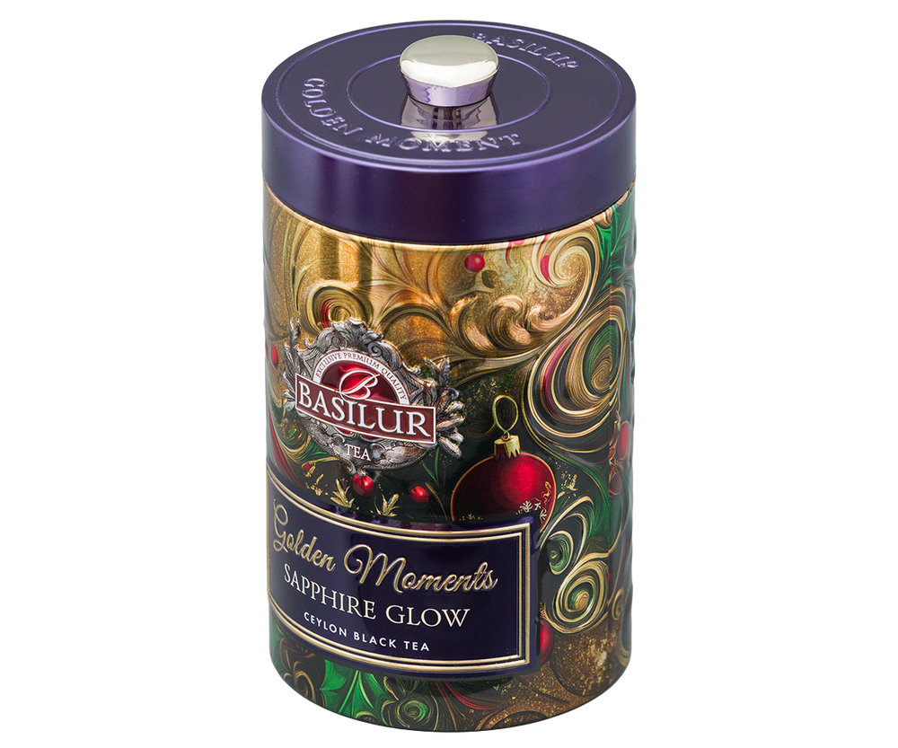 Świąteczna herbata Basilur Golden Moment w puszce