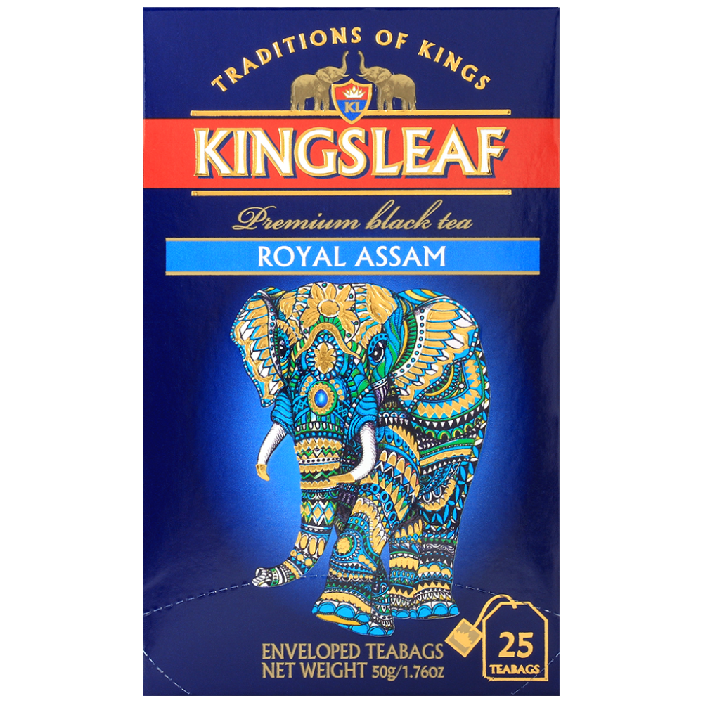 Kingsleaf - Royal Assam in envelopes - 25 x 2 g – Basilur Tea Poland