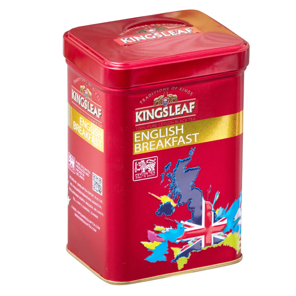 Kingsleaf - English Breakfast in a tin - 85 g – Basilur Tea Poland