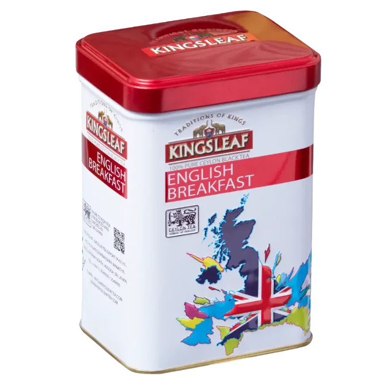 Kingsleaf - English Breakfast in a tin - 85 g – Basilur Tea Poland