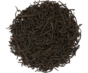 Basilur Imperial Topaz - czarna herbata cejlońska bez dodatków. Pomarańczowe pudełko z motywem kamieni szlachetnych.