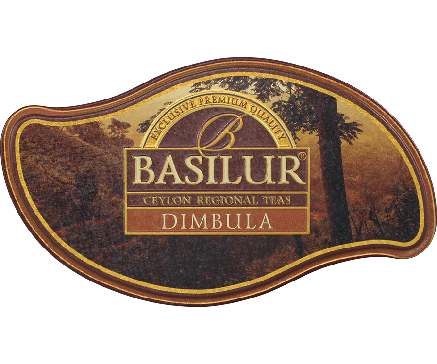 Basilur Dimbula - czarna herbata cejlońska bez dodatków, liściasta w puszce.