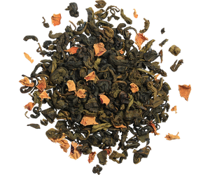 Basilur Evergreen Forest - zielona herbata cejlońska z dodatkiem róży i aromatem truskawki. Ozdobna puszka z leśnym motywem.