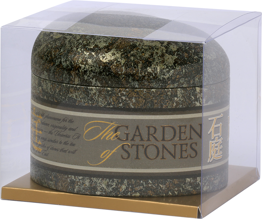Basilur Stone Ceylon Tea - czarna herbata cejlońska bez dodatków. Unikalna puszka w kształcie kamienia.