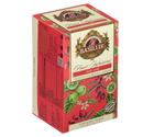 Basilur Goji Lime - herbata bezkofeinowa z goji, limonką i cytrusami zapakowana pojedynczo w ozdobne koperty. Ozdobne pudełko z owocowym motywem.