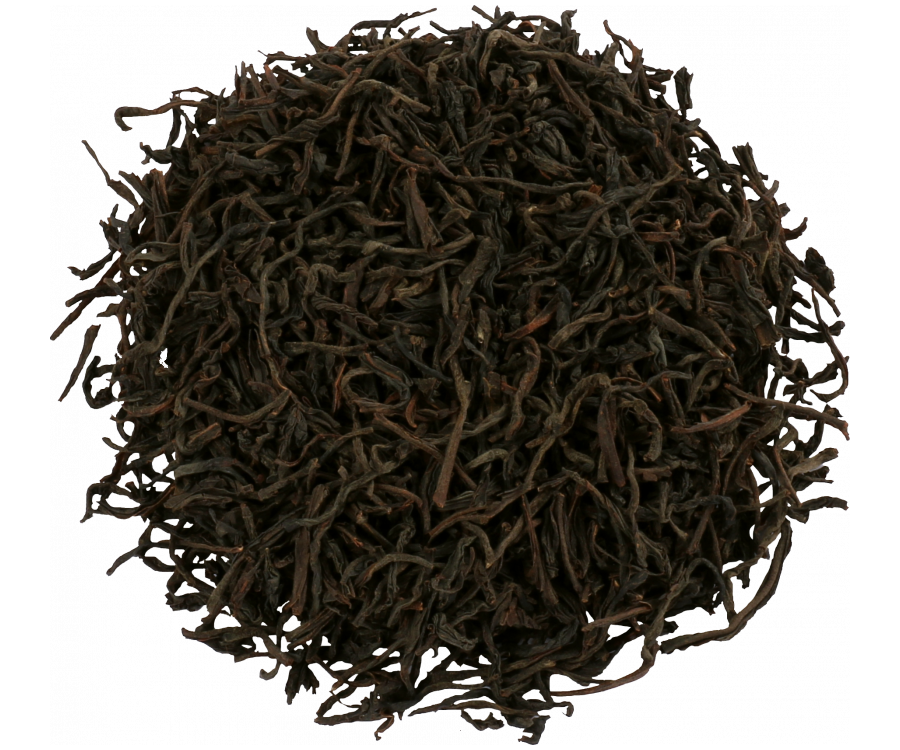 Basilur Happy Dragon Year Gold – czarna liściasta herbata cejlońska z listków OP zamknięta w zdobionej puszce w kształcie świątecznej bombki z motywem mistycznego smoka otoczonego kwiatami.