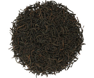 Basilur Jupiter - czarna herbata cejlońska bez dodatków. Pomarańczowe pudełko z kosmicznym motywem.