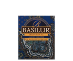 Basilur Magic Nights - herbata czarna eskpresowa z dodatkiem naturalnego aromatu truskawki, moreli, ananasa i papai. Niebieska, ozdobna koperta z orientalnym motywem.