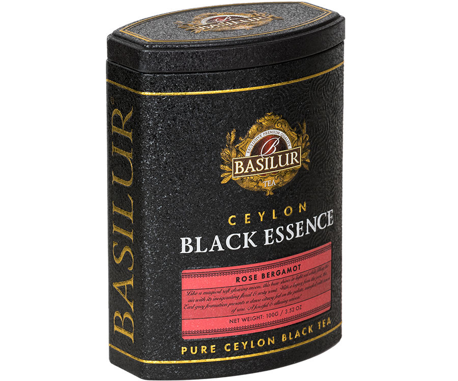 Czarna herbata cejlońska Basilur z dodatkiem czekolady i mięty. Rozsmakuj się w wyjątkowym słodkim smaku z nutą orzeźwienia.