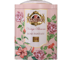 Basilur Rose Fantasy - liście zielonej herbaty cejlońskiej z płatkami róży i hibiskusem