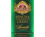 Basilur Sencha - zielona herbata cejlońska Sencha w ozdobnej kopercie.