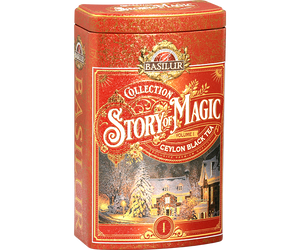 Basilur Story Of Magic Vol. I - czarna herbata cejlońska z nagietkiem oraz aromatem cytryny i mango.