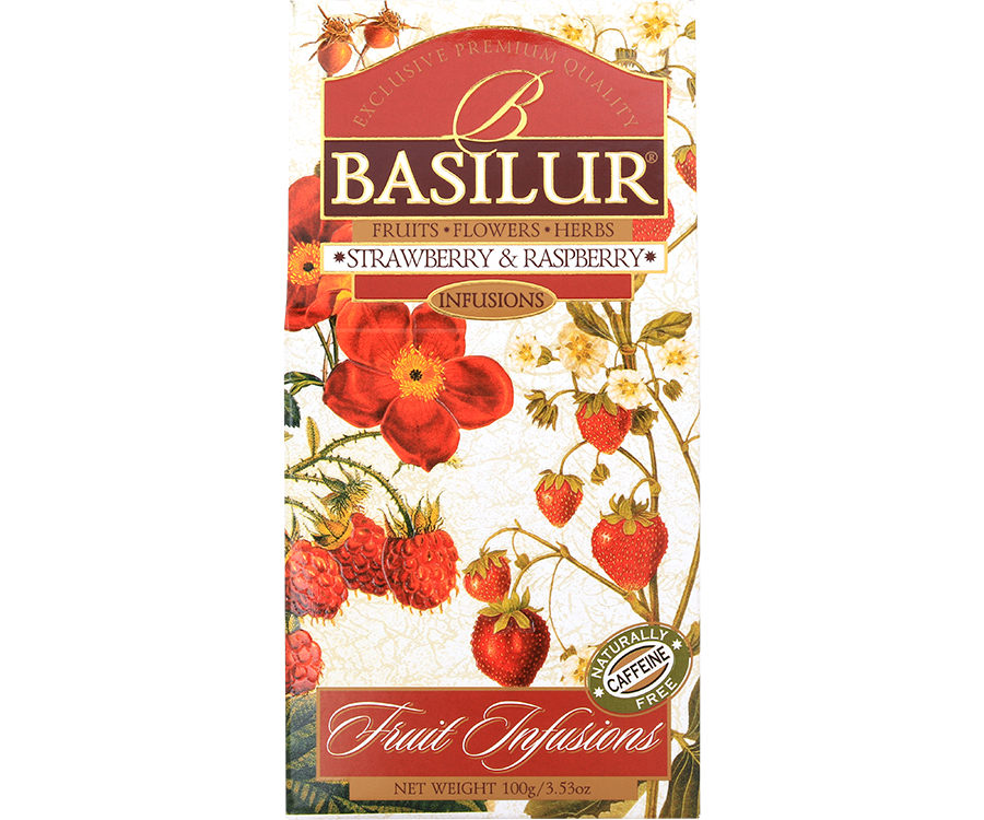 Basilur - Strawberry & Raspberry - 100 g – Basilur Tea Poland