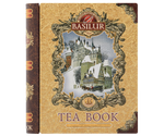 Basilur Tea Book Vol. II  Mini - czarna herbata cejlońska z dodatkiem aromatu pomarańczy, cynamonu i wanilii zapakowana w prezentową puszkę w kształcie książki.