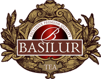 Obraz przedstawia logo Basilur Tea - marki herbat