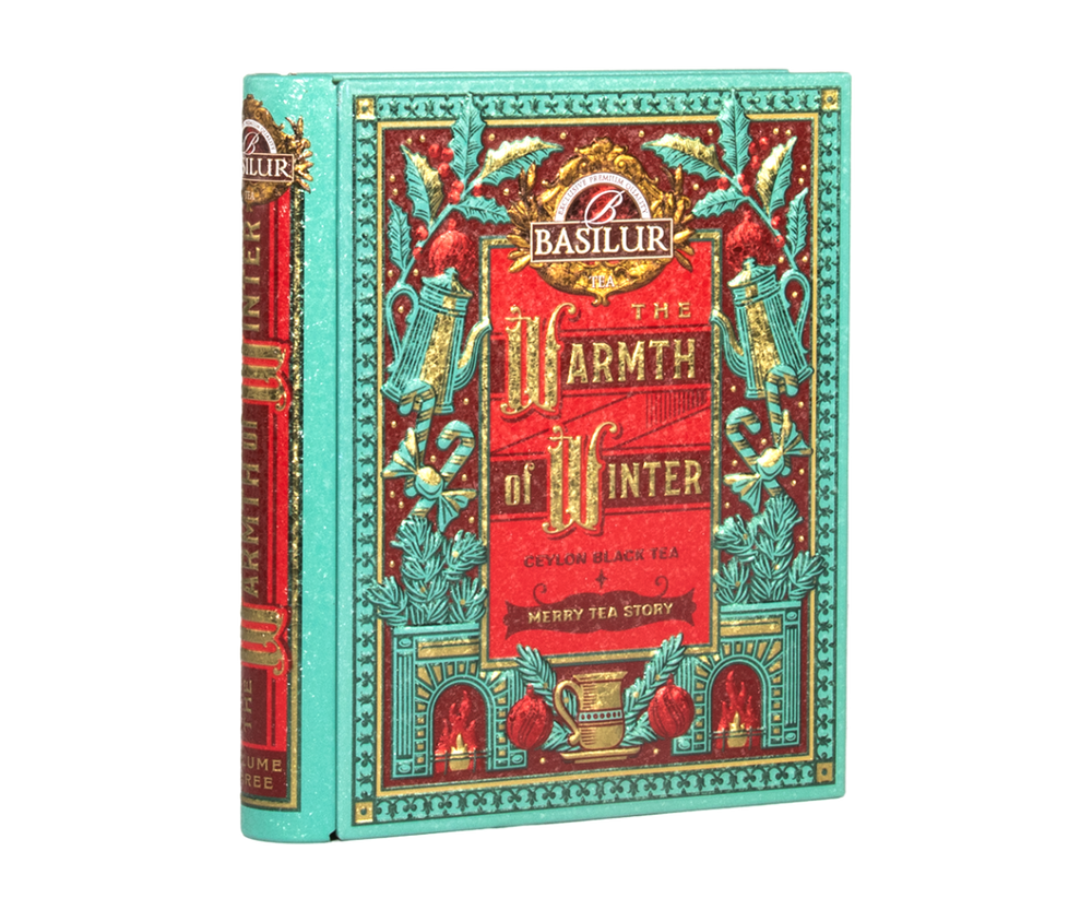 Herbata świąteczna Basilur Warmth Of Winter Tea Story 1 w zdobionej puszce