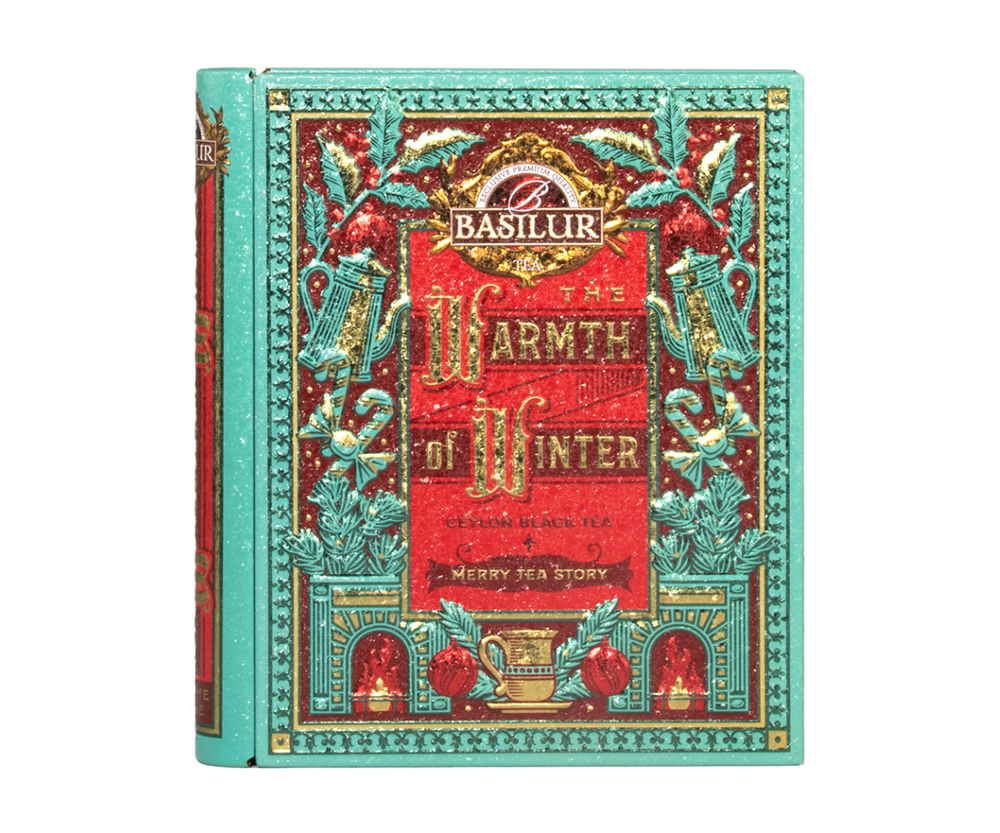 Herbata świąteczna Basilur Warmth Of Winter Tea Story 1 w zdobionej puszce