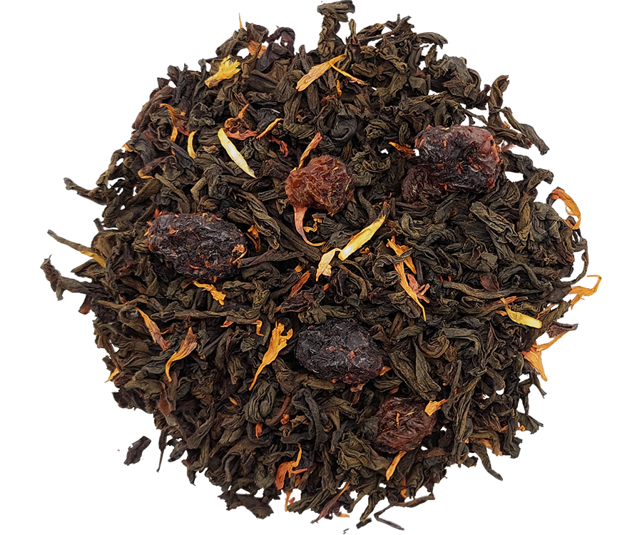 Basilur Act III Festive Time - Czarna herbata cejlońska Orange Pekoe z dodatkiem żurawiny, rodzynkami, chabrem oraz aromatem cynamonu, imbiru i wanilii. Ozdobne opakowanie 3D z motywem świątecznym.