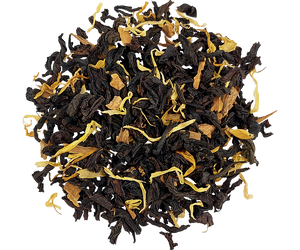 Basilur Act IV Fireworks - czarna herbata cejlońska Orange Pekoe z dodatkiem cynamonu, nagietka oraz aromatem szarlotki. Ozdobne opakowanie 3D z motywem świątecznym.