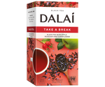 Dalai - Take a Break w kopertach - 20 x 1,5 g w opakowaniu z delikanie owocowym motywem.