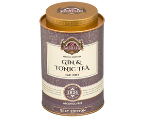 Gin & Tonic Tea Earl Grey w ozdobnej puszce. 