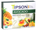 Tipson Avocado Assorted – zestaw herbat z kolekcji organicznych naparów. 6 smaków w kopertowanych saszetkach zapakowanych w ozdobną herbaciarkę z motywem owoców, cytrusów, kwiatów i przypraw.