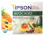 Tipson Avocado Assorted – zestaw herbat z kolekcji organicznych naparów. 6 smaków w kopertowanych saszetkach zapakowanych w ozdobną herbaciarkę z motywem owoców, cytrusów, kwiatów i przypraw.