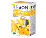 Tipson Avocado Lemon & Chamomile – organiczna mieszanka rumianku, liści awokado, trawy cytrynowej, hibiskusa, owocu dzikiej róży, awokado oraz naturalnego aromatu cytryny. Kopertowane saszetki zostały umieszczone w opakowaniu ozdobionym grafiką liści, owoców, kwiatów i cytrusów.