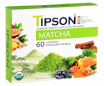 Tipson Matcha Assorted – zestaw herbat z kolekcji organicznych naparów. W prezentowej herbaciarce znajduje się 6 smaków herbaty matcha z dodatkami – owocami, ziołami, i przyprawami. 