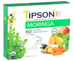 Tipson Moringa Assorted – zestaw herbat z kolekcji organicznych naparów. W prezentowej herbaciarce znajduje się 6 smaków herbat ziołowych z dodatkami – owocami, ziołami, i przyprawami. 