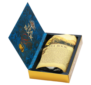 Basilur Tea Book herbata czarna w ozdobnym kartoniku w kształcie książki z zimowym motywem. 