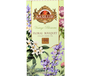 Basilur Floral Bouquet - zielona herbata cejlońska z lawendą
