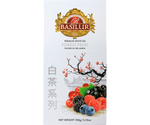 Basilur White Tea Forest Fruit - liście białej herbaty z dodatkiem owoców leśnych.