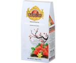Basilur White Tea - Strawberry Vanilla - 100 g - biała herbata liściasta z truskawką, jaśminem, różą oraz naturalnym aromatem truskawki i wanilii.