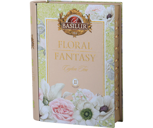 Basilur Floral Fantasy - herbata cejlońska w puszce - książce